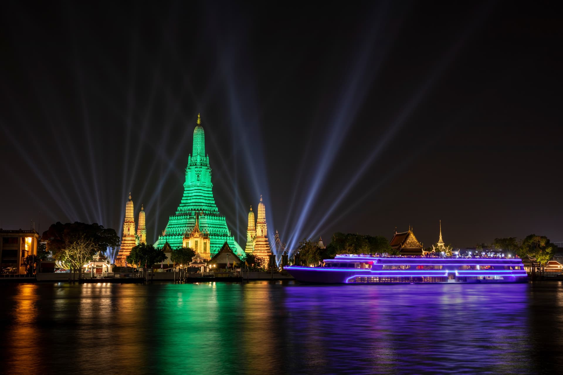 Dîner croisière sur le Chao Phraya